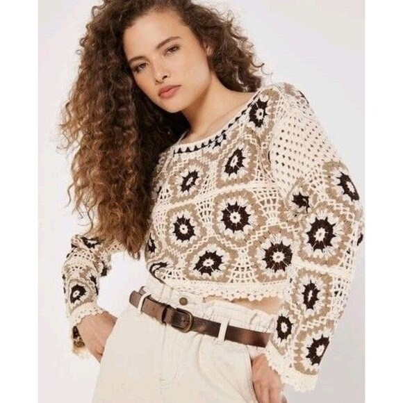 Rebellion Sweaters - Rebellion Again Crochet Sweater